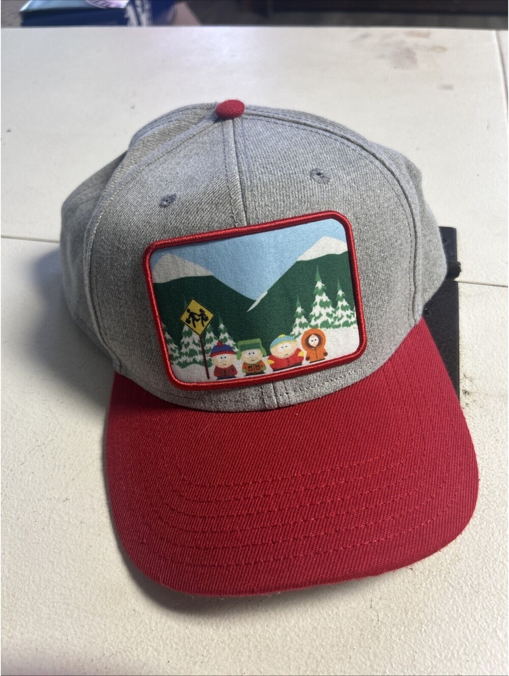 2022 South Park SnapBack Hat Bus Stop Comedy Central Brim Design Cap Baseball